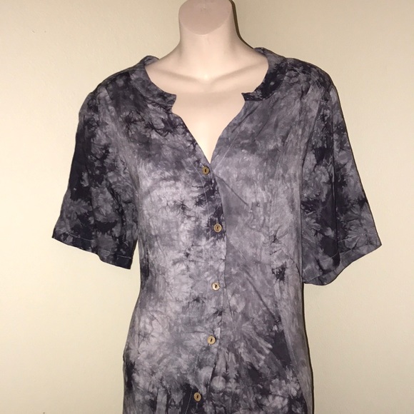 NWT💫Gracila vintage pattern v-neck mid long top - Picture 5 of 8